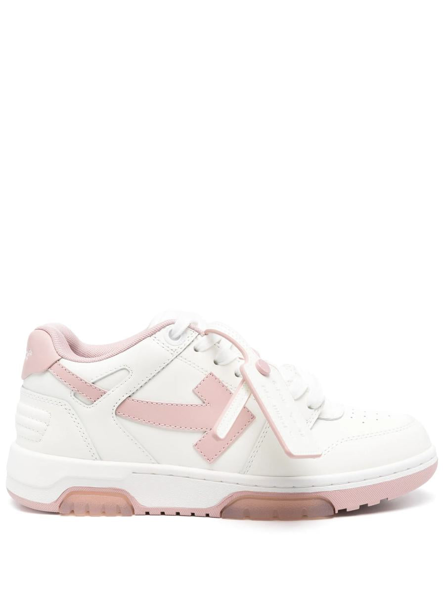 Off-White Out Of Office Kalbsleder Weiß - Rosa