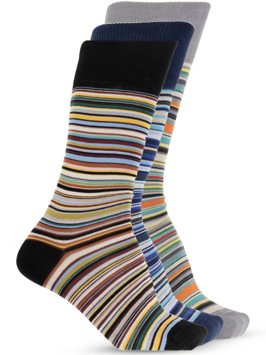 Paul Smith Signature Stripe Socken – 6er-Pack