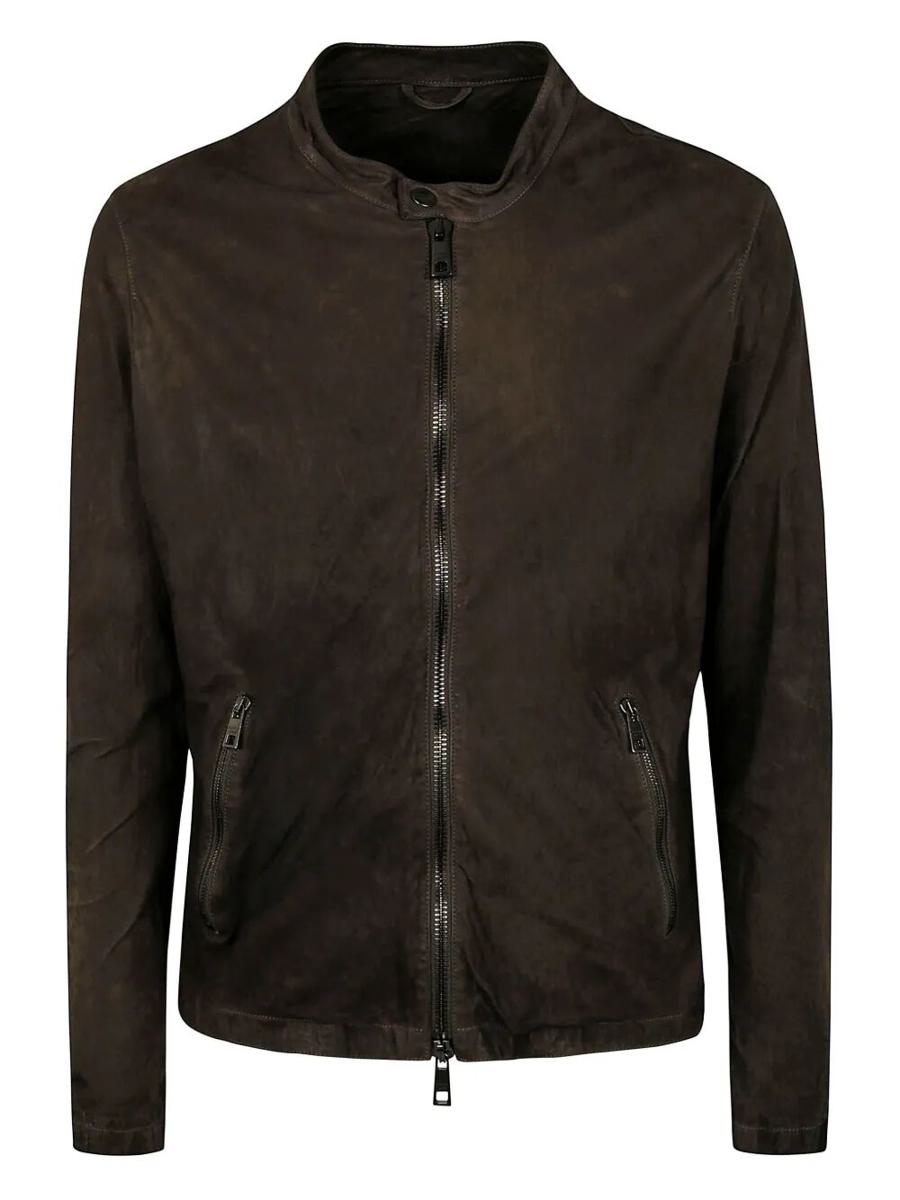 Giorgio Brato Veg Lammleder Bikerjacke Kleidung