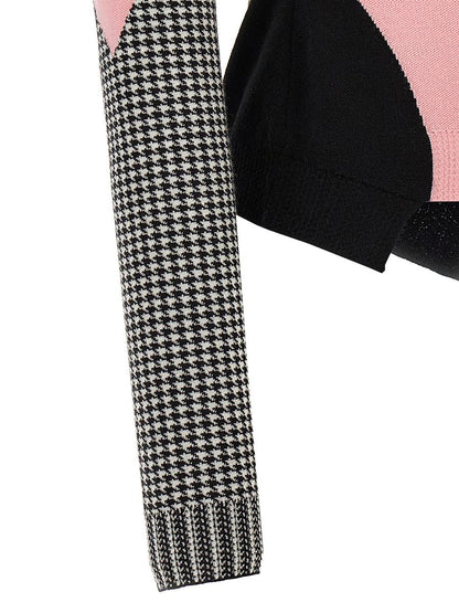 Alexander McQueen Hahnentritt-Pullover