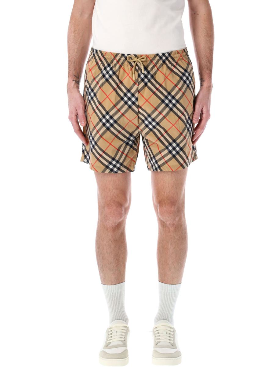 Burberry Badeshorts mit Karomuster