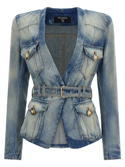Balmain Denim Blazer