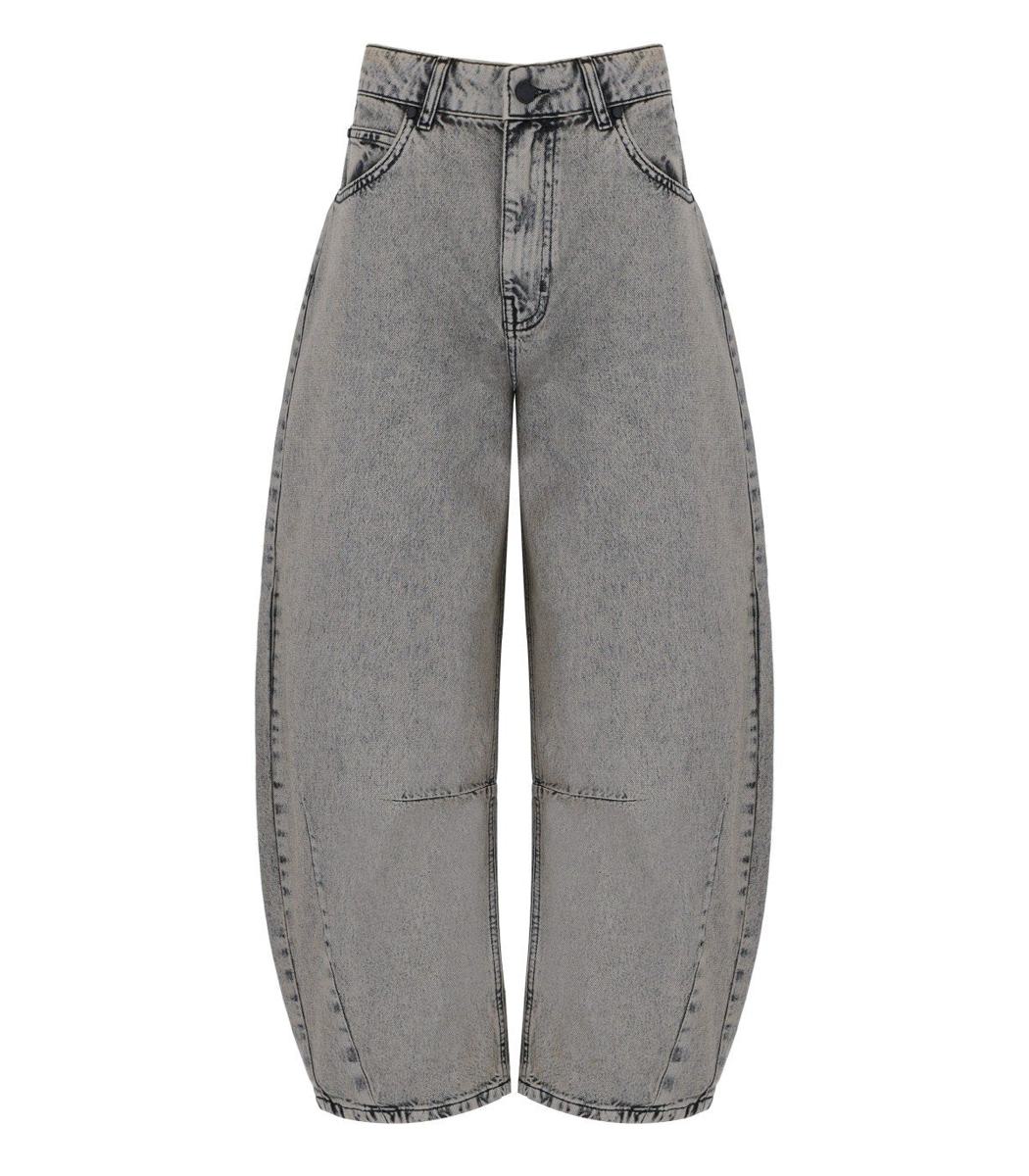 Essentiel Antwerp Beeindruckende graue Ballonjeans