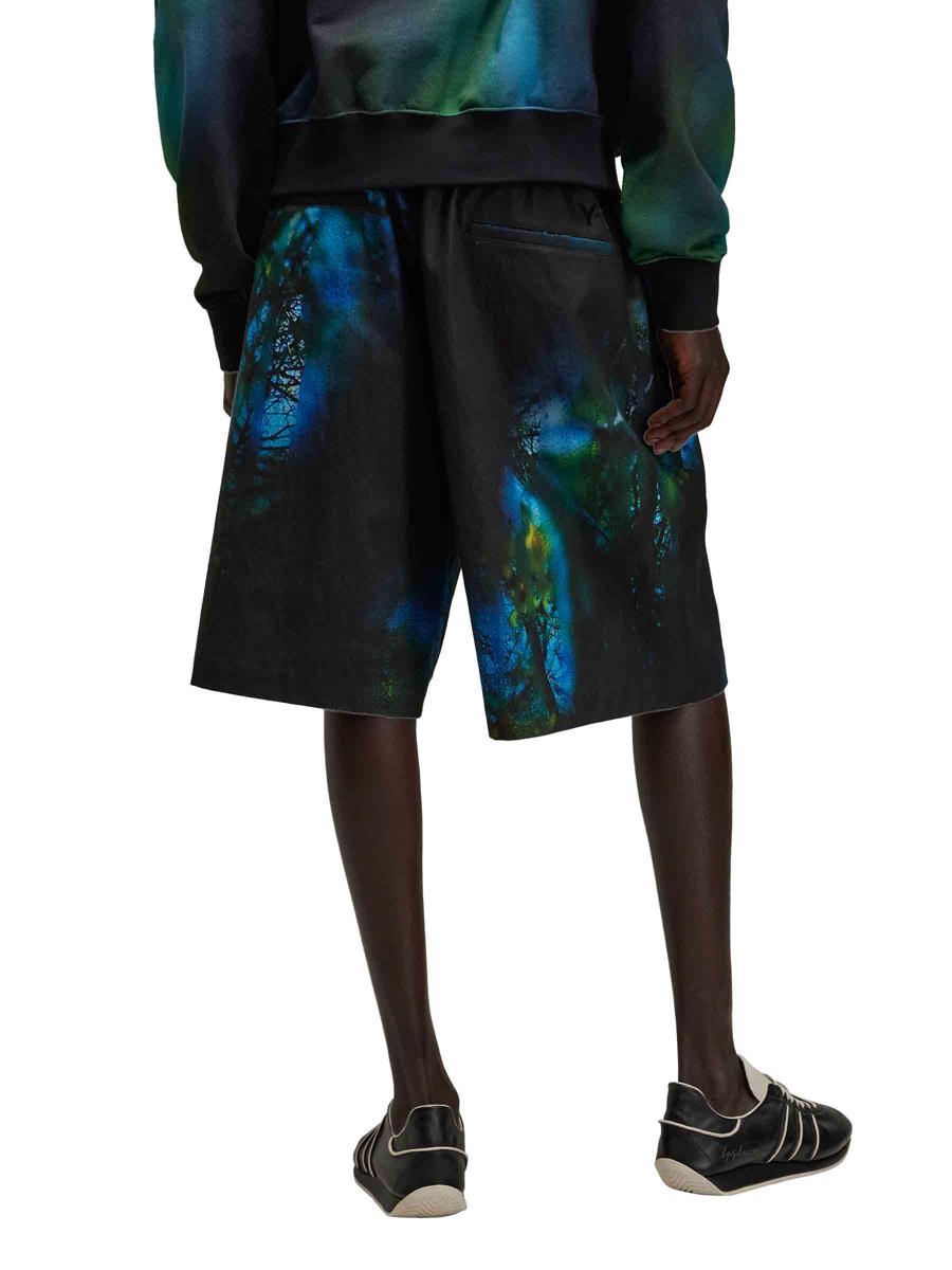 Y-3 Adidas Aop Ripstop Bermudashorts