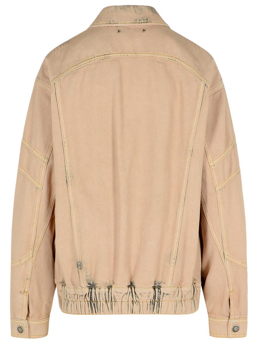 Golden Goose – Rosafarbene Bomberjacke „Nancy“ aus Baumwolle