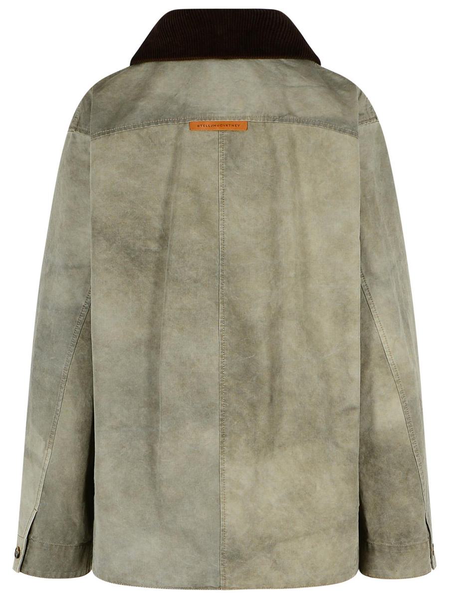 Stella McCartney „Harrington“ grüne Baumwolljacke