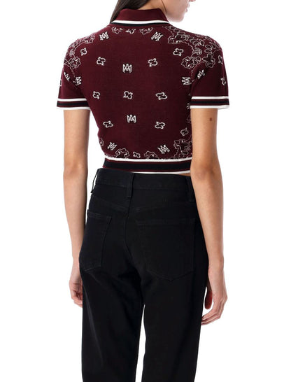 Amiri Bandana-Poloshirt