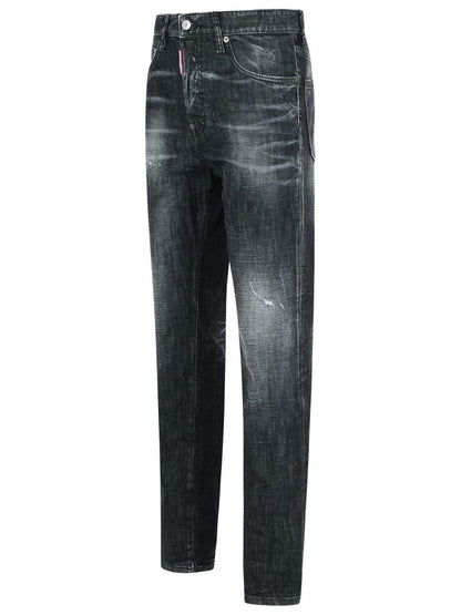 DSQUARED2 „642“ Schwarze Baumwolljeans