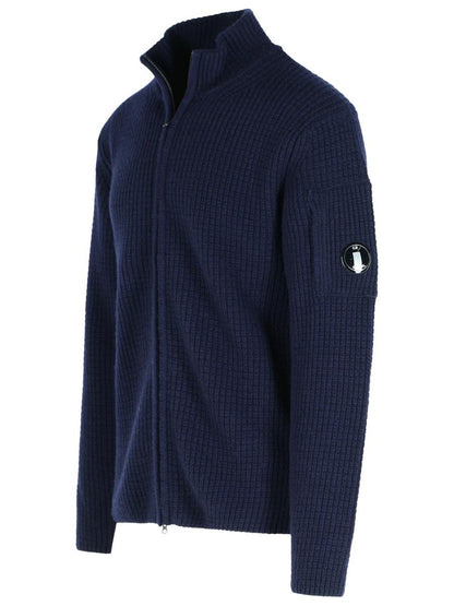 Marineblauer Pullover aus Wollmischung von CP Company