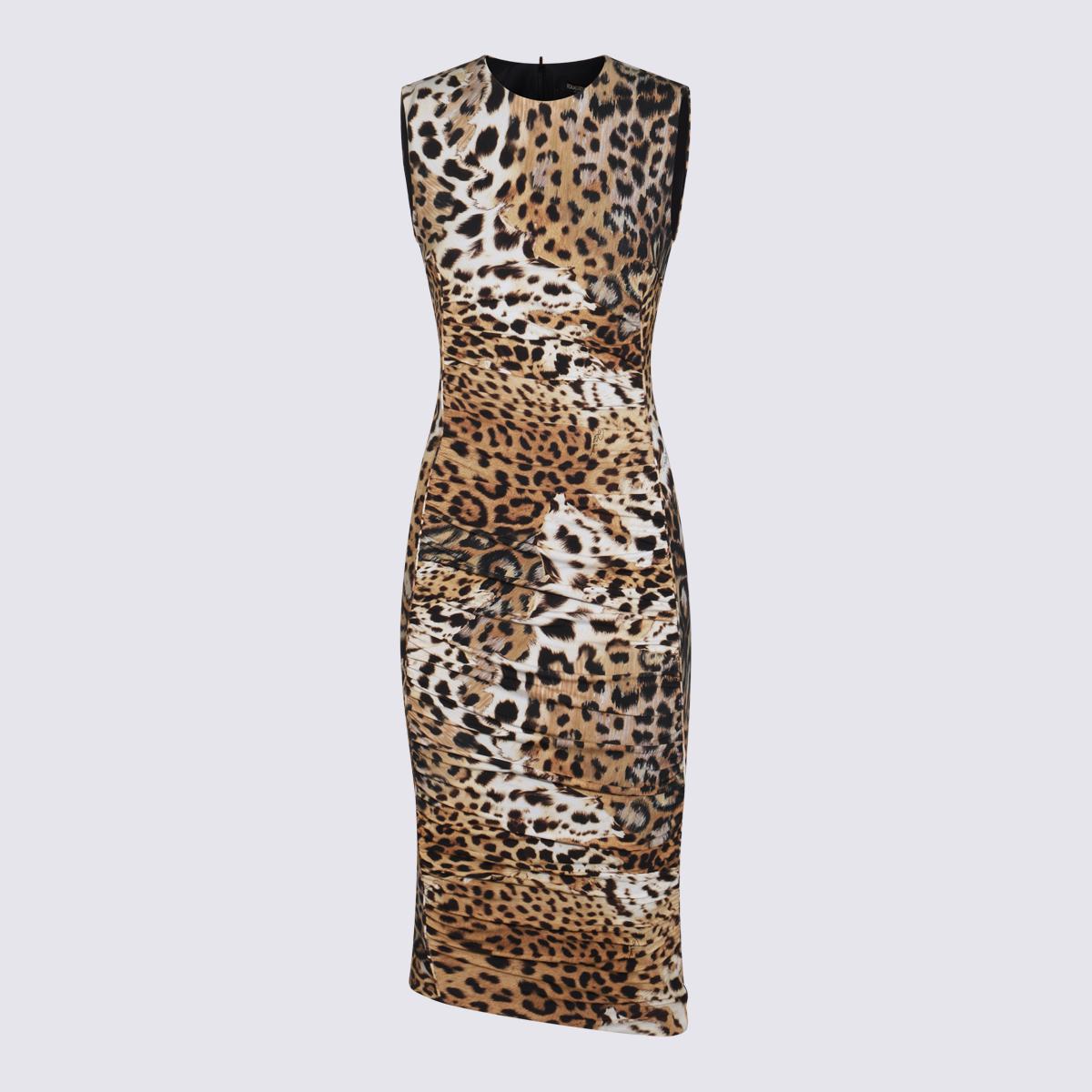 Roberto Cavalli – Mehrfarbiges Midikleid
