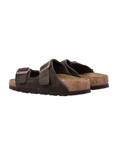 Birkenstock Wildleder Arizona Sandalen Mokkabraun