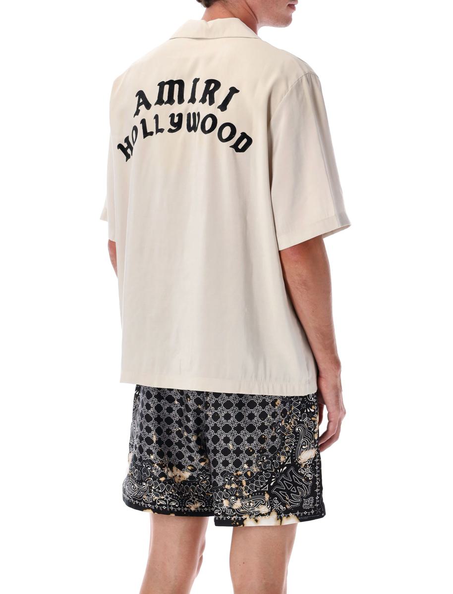 Amiri Bowlinghemd mit Hollywood-Print
