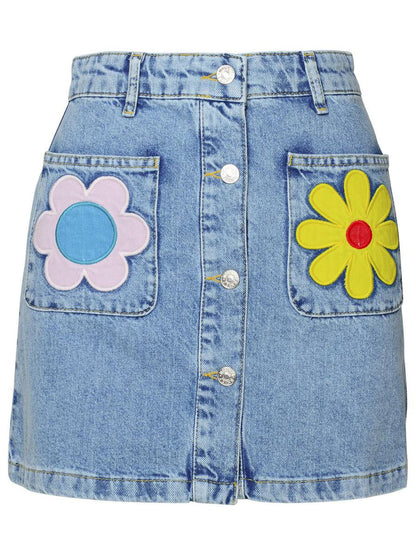Moschino Jeans Blauer Jeansrock