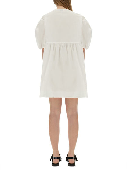Ganni Popeline-Minikleid