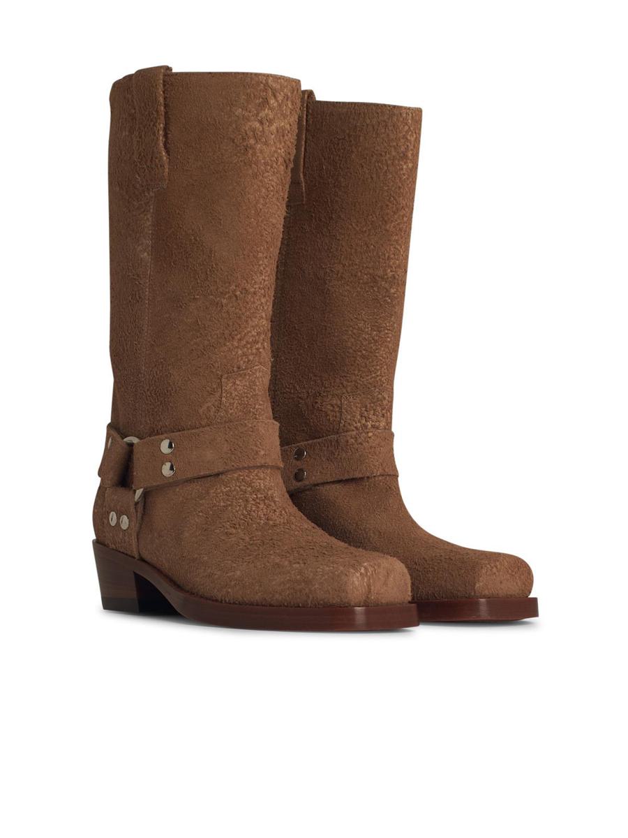 Paris Texas – Roxy – Beige Wildlederstiefel