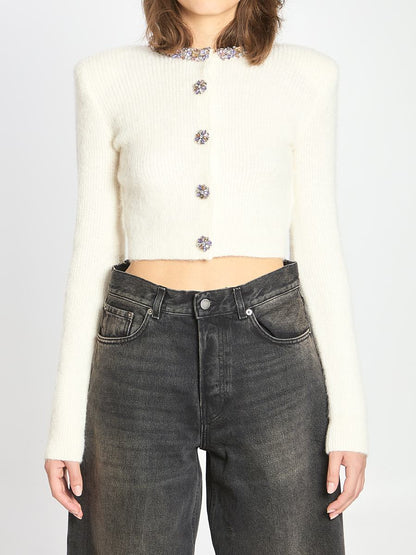 Strickjacke mit Verzierung