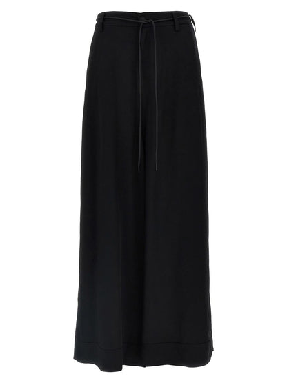 Y-3 Adidas „Y-3 Rayon Twill Wide“-Hose