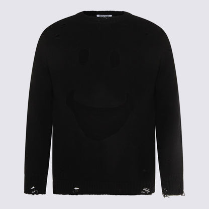 Moschino Schwarzer Wollstrick