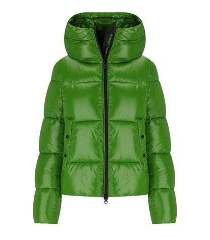 Save The Duck – Biddy – Gefütterte Jacke mit Kapuze in Grün
