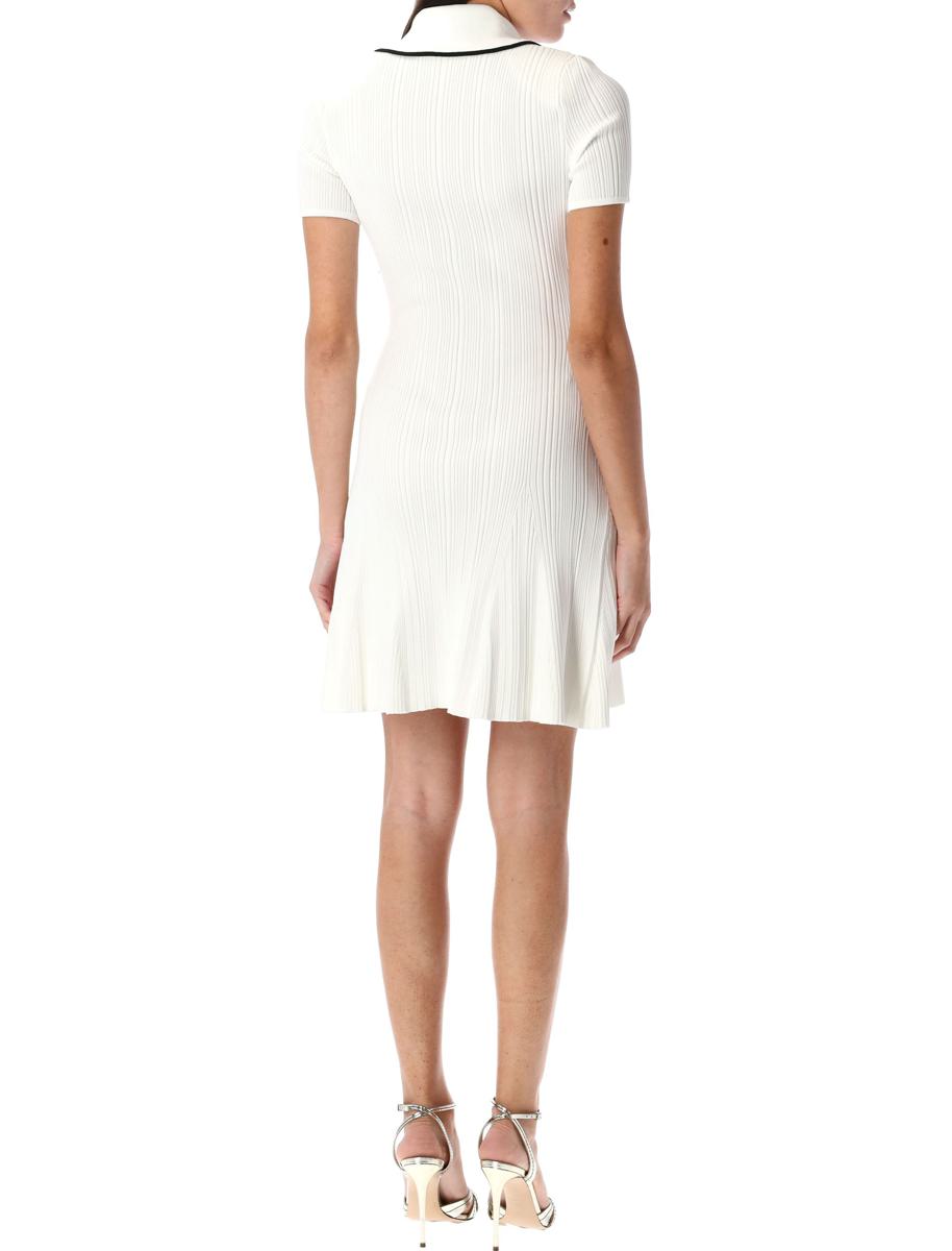Self-Portrait – Minikleid aus Rippstrick