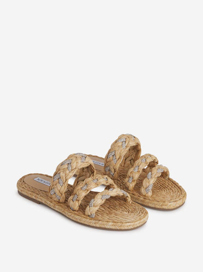 Aquazzura Raffia Coastal Sandale