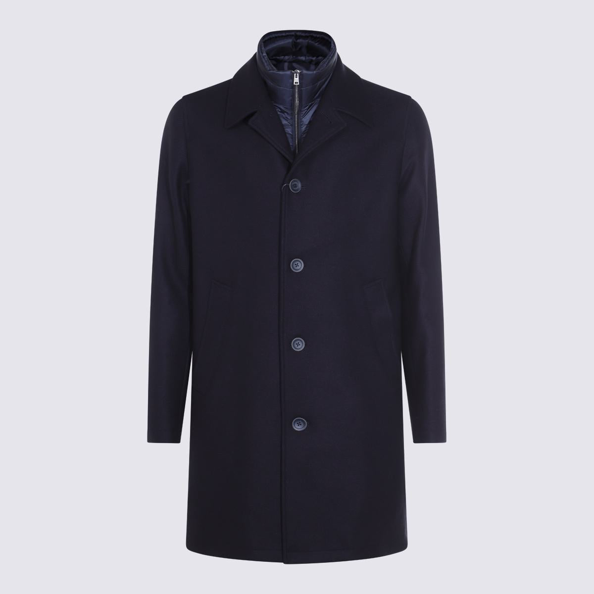 Herno Marineblauer Mantel