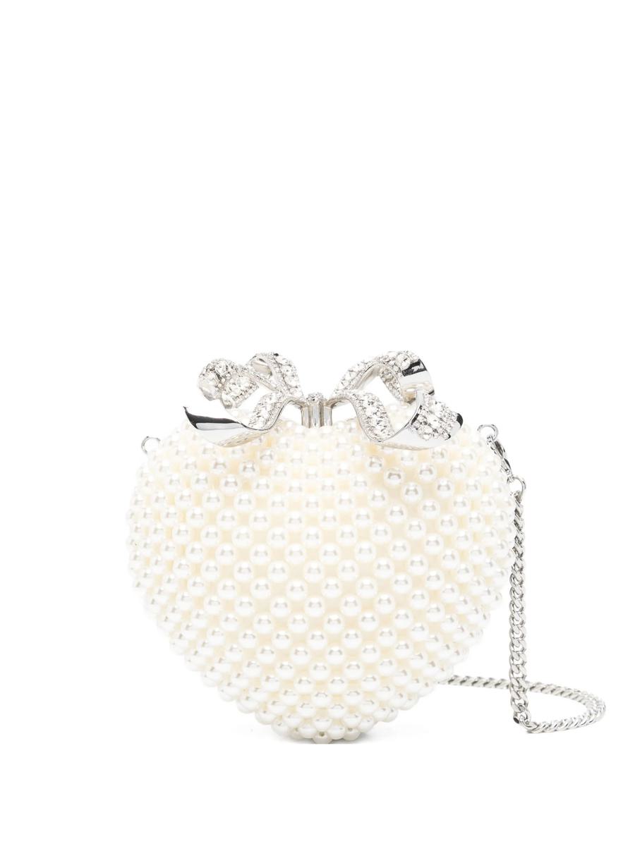 Self-Portrait – Clutch mit Perlenherz