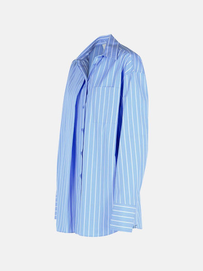 Sportmax Hellblaues Baumwollhemd