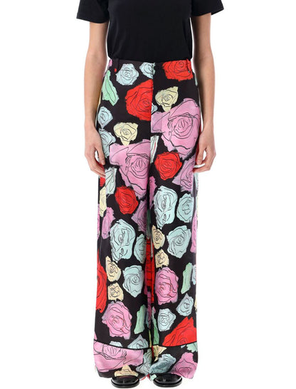 Palazzo-Hose mit Orion-Print von Marni