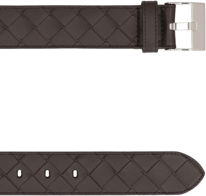 Bottega Veneta Uhr Intrecciato-Gürtel