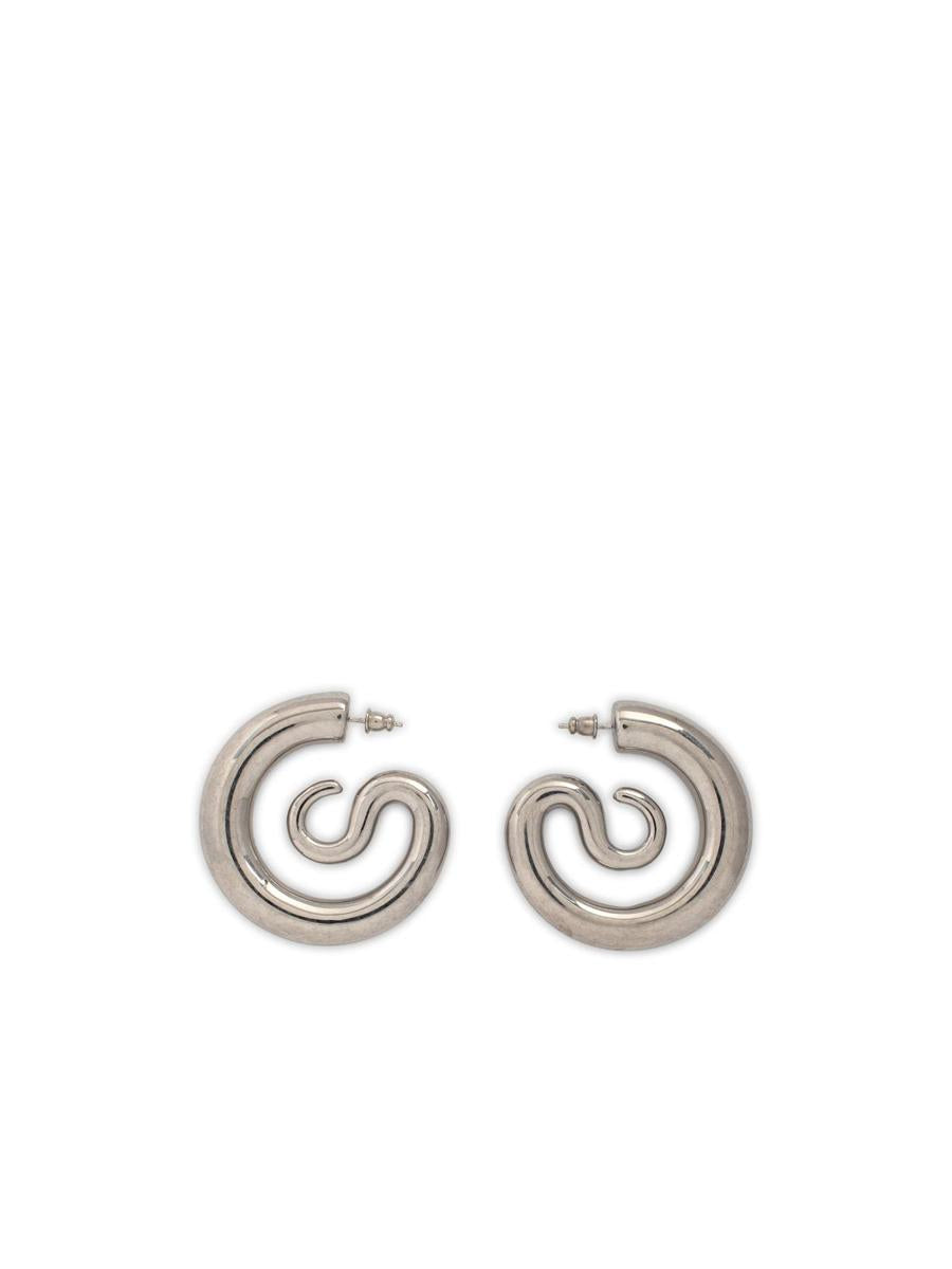 Panconesi – Silberne „Serpent Hoops Medium“-Ohrringe