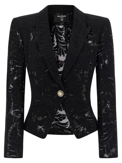 Balmain Spitzenblazer