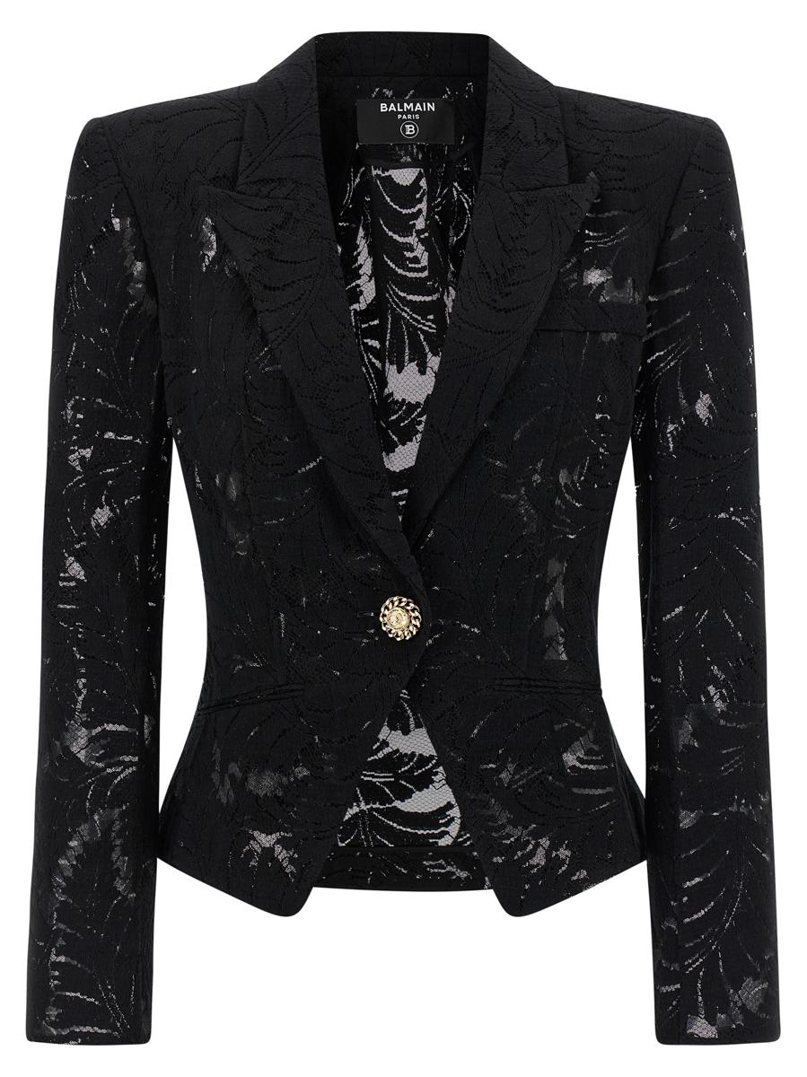 Balmain Spitzenblazer