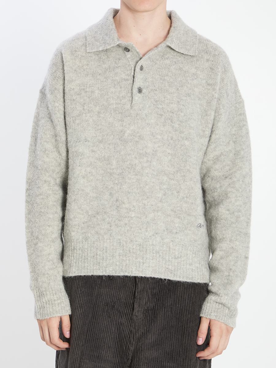 Polo aus Alpaka und Wolle