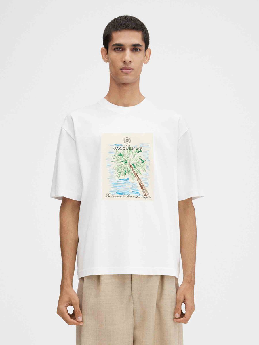 Jacquemus – T-Shirt mit Marino-Print
