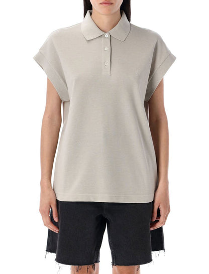 Saint Laurent Cassandre Piqué-Poloshirt