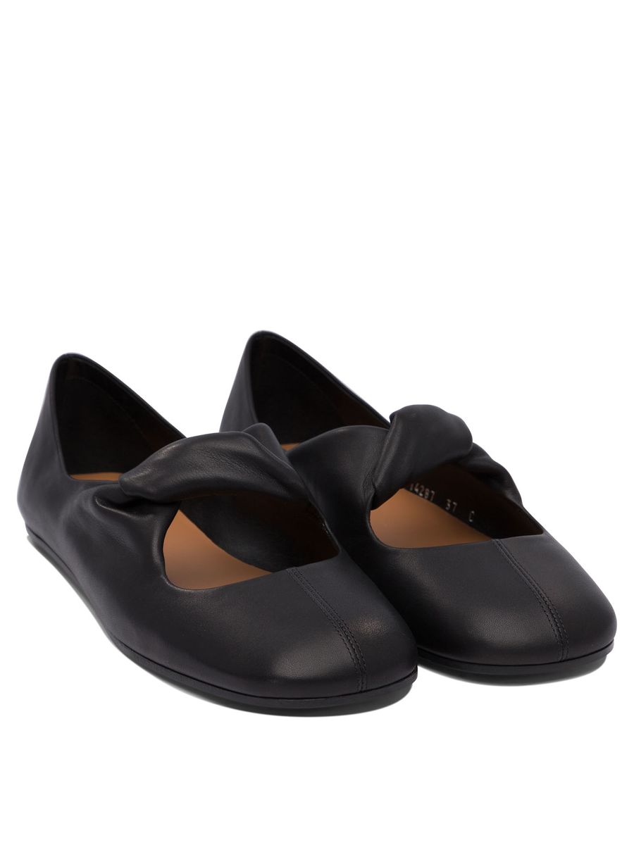 Alexander McQueen Ballerinas mit verdrehtem Detail