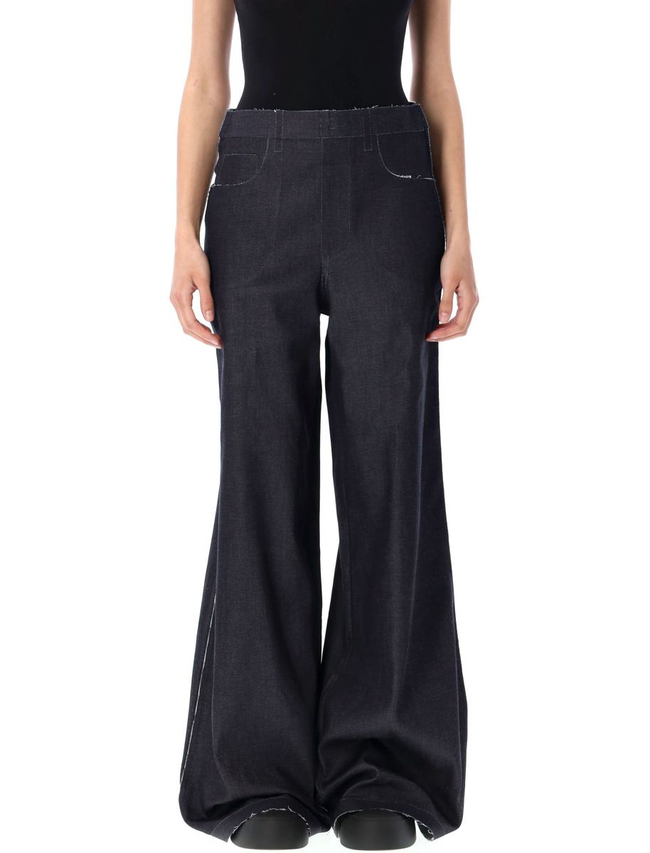 Marni Stretch-Denim-Hose aus Trompe-l‘œil