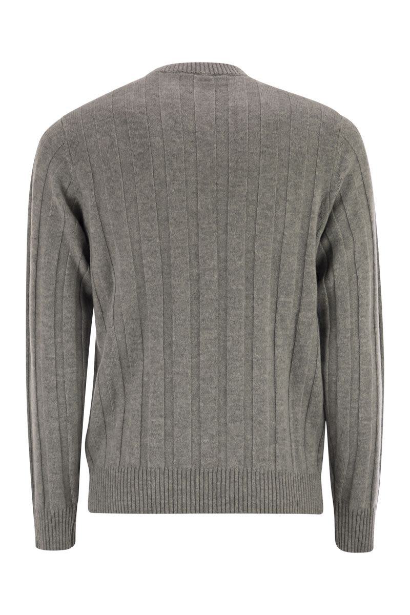Gerippter Pullover aus Wolle und Kaschmir von Peserico