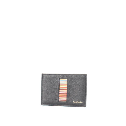 Paul Smith Kartenetui aus schwarzem Leder