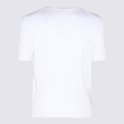 Malo Weißes Baumwoll-T-Shirt
