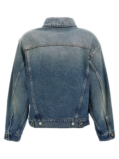 MM6 Maison Margiela – Jeansjacke mit Cut-Outs