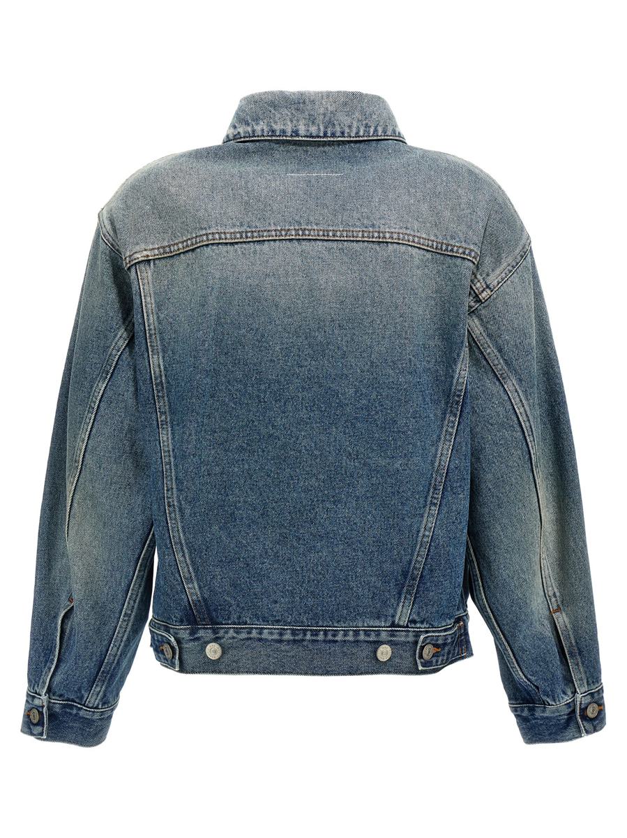 MM6 Maison Margiela – Jeansjacke mit Cut-Outs