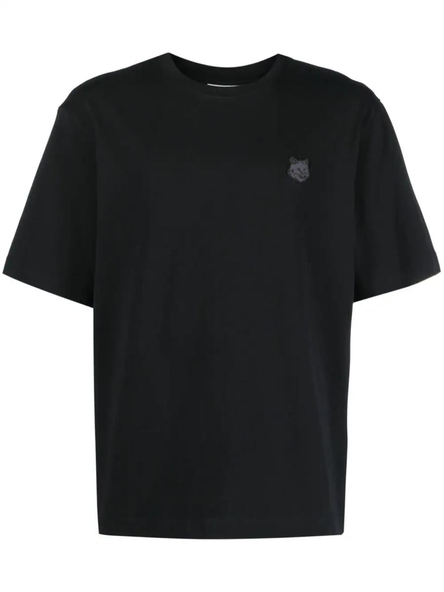 Maison Kitsuné – T-Shirt mit Applikation