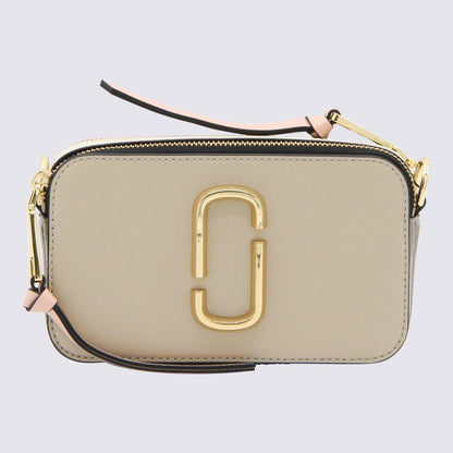 Marc Jacobs – Schultertasche „The Snapshot“ aus beigefarbenem Leder