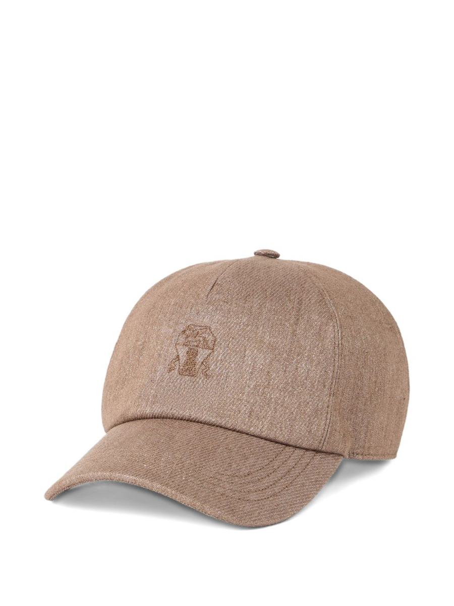 Brunello Cucinelli Baseballkappe aus Leinenmischung