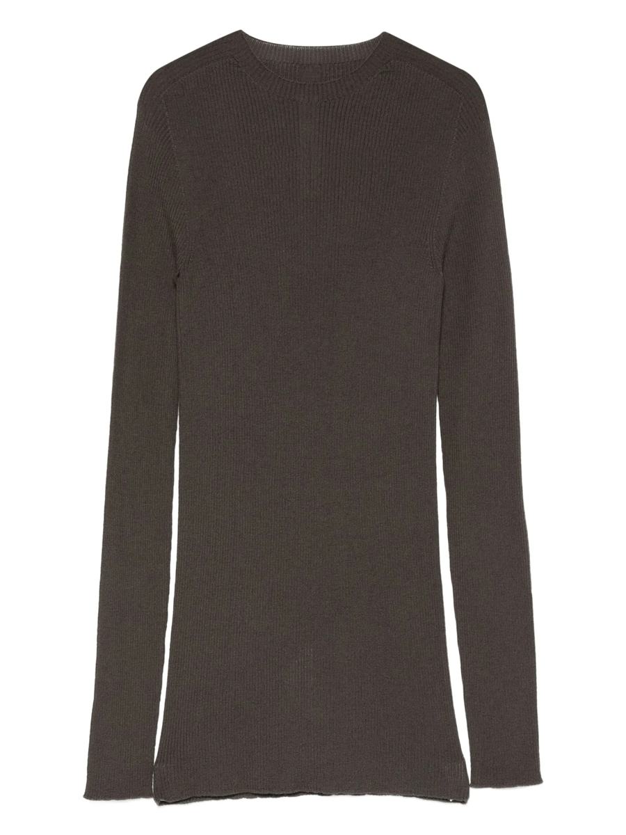 Rick Owens Gerippte Kleidung mit Rundhalsausschnitt