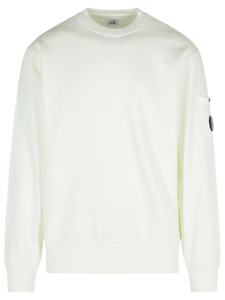 Weißes Baumwoll-Sweatshirt von CP Company