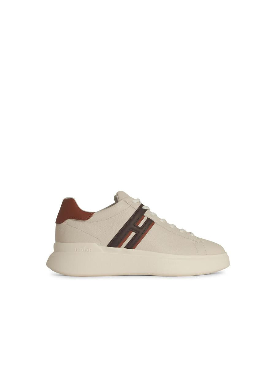 Hogan „H583“ Weiße Ledersneaker
