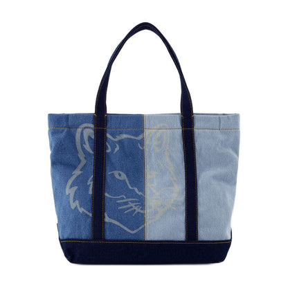 Maison Kitsuné – Mittelgroße Einkaufstasche mit Fuchskopf